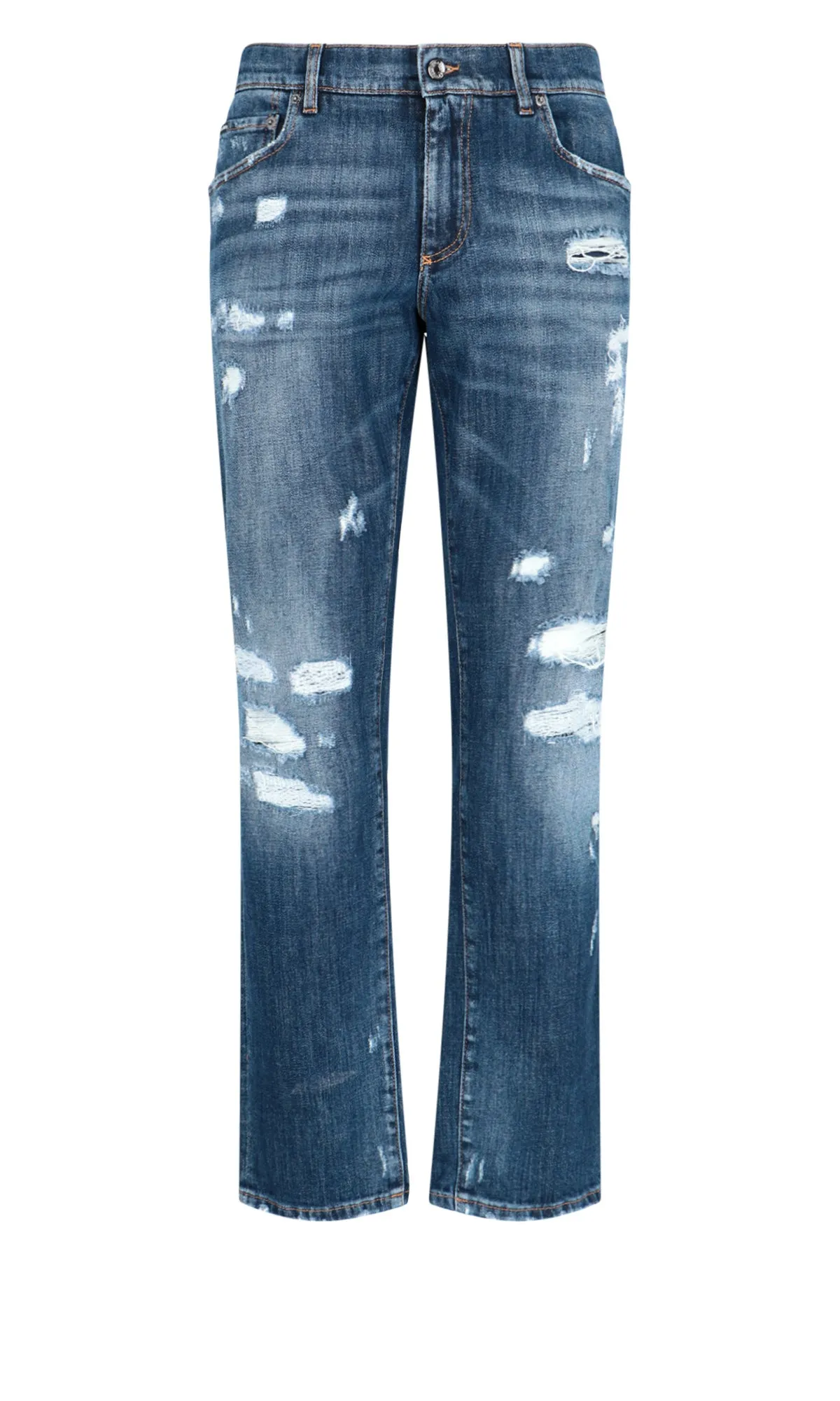 Dolce & Gabbana Distressed Denim Jeans