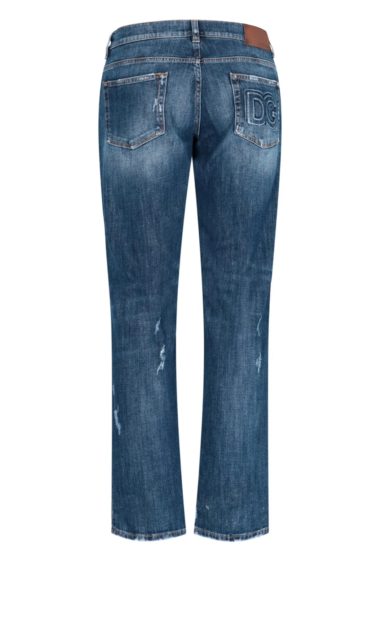 Dolce & Gabbana Distressed Denim Jeans