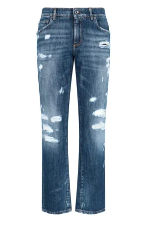 Dolce & Gabbana Distressed Denim Jeans