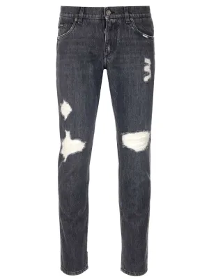 Dolce & Gabbana Distressed Skinny Jeans