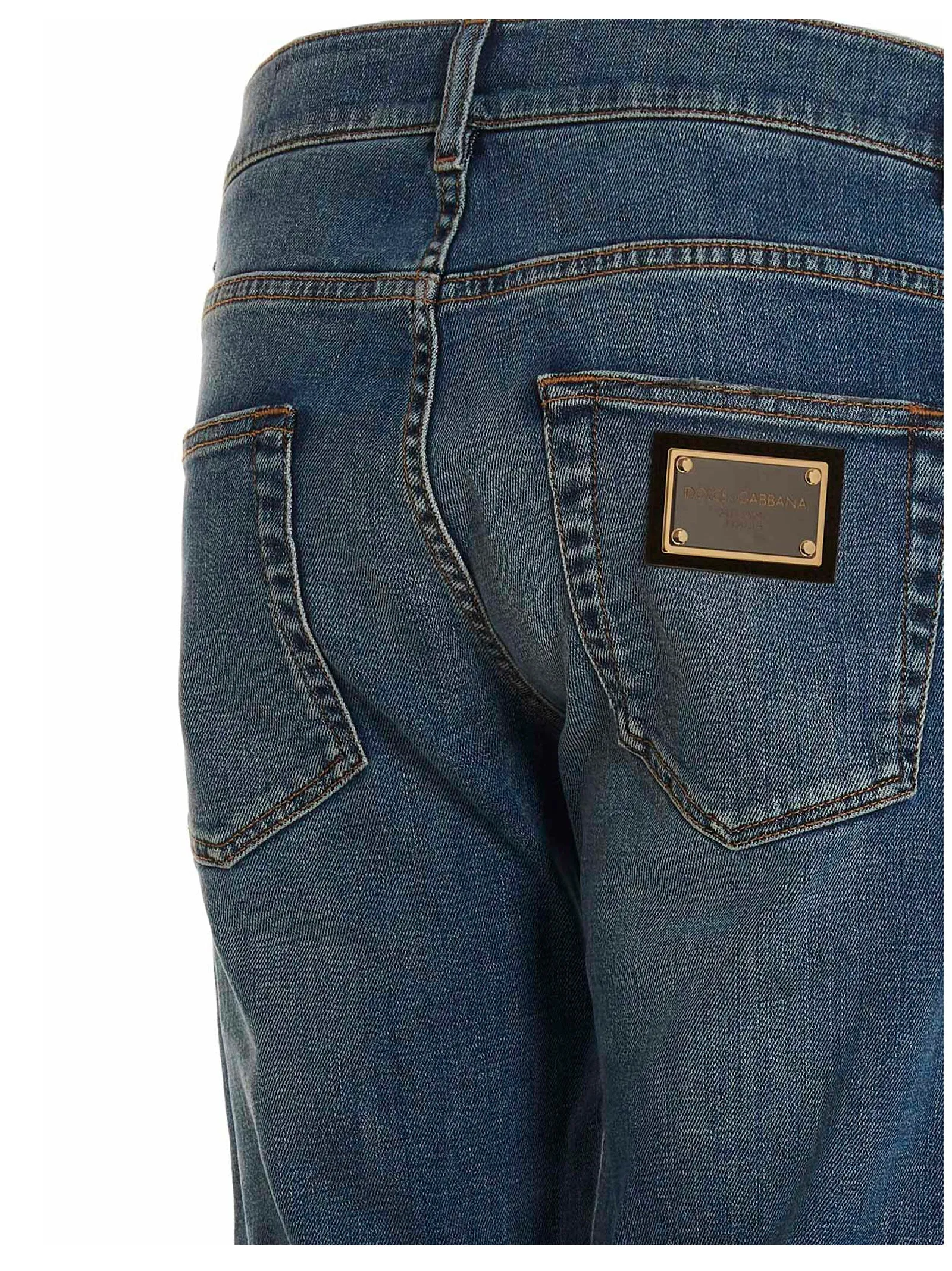 Dolce & Gabbana Embellished Skinny Fit Jeans