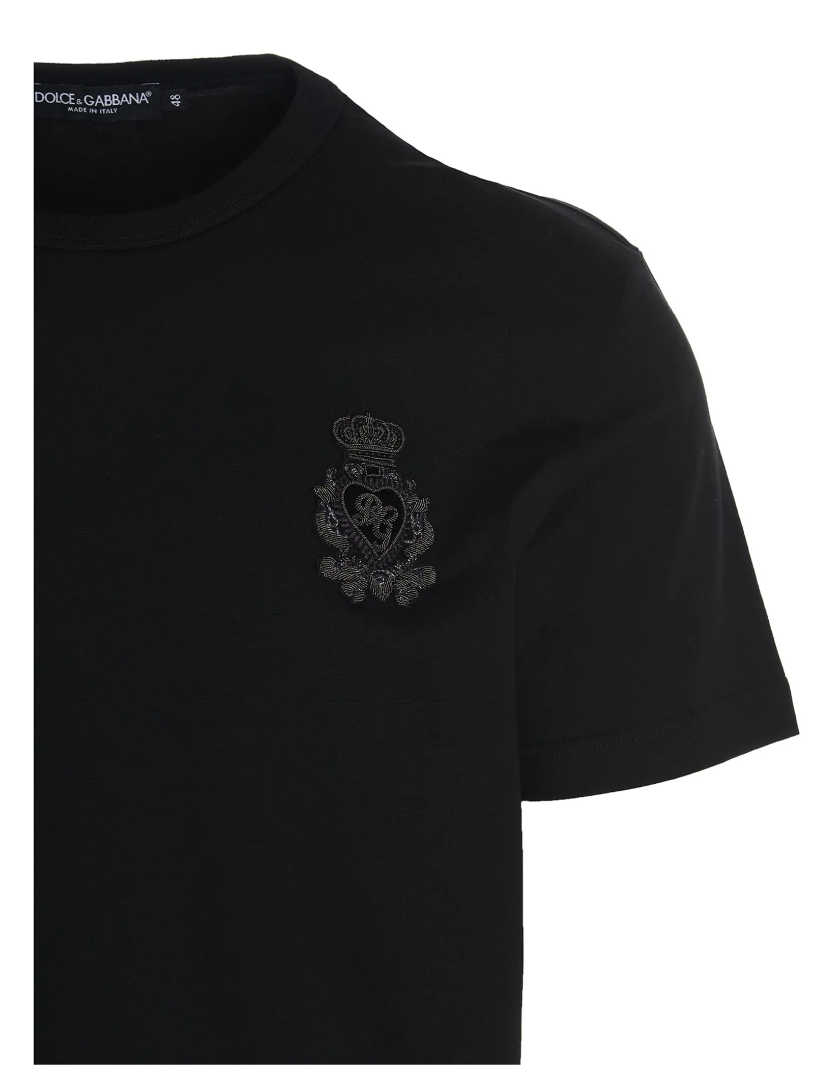 Dolce & Gabbana Embroidered Monogram T-Shirt