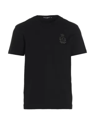 Dolce & Gabbana Embroidered Monogram T-Shirt