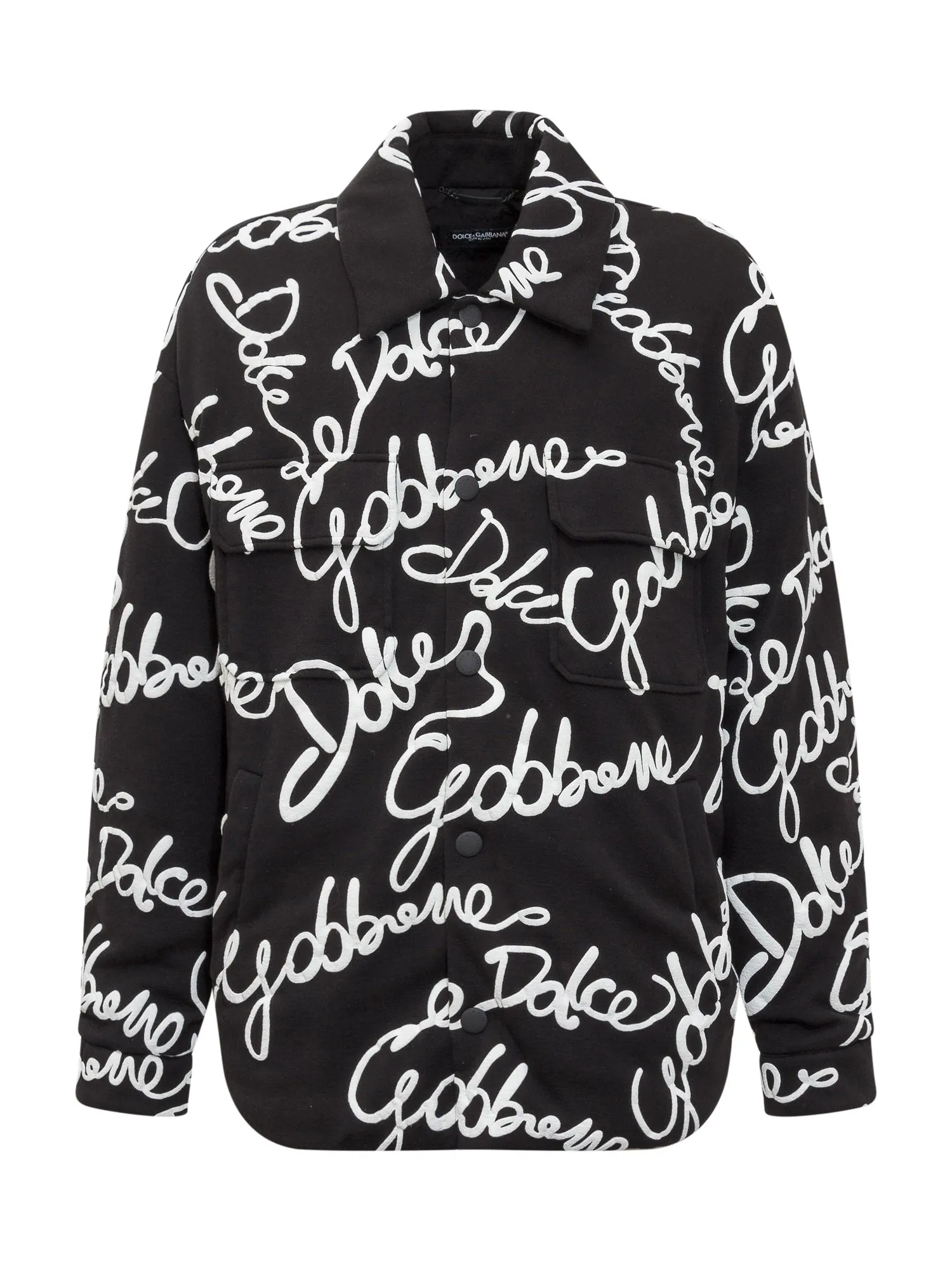 Dolce & Gabbana Graphic-Printed Straight Hem Jacket