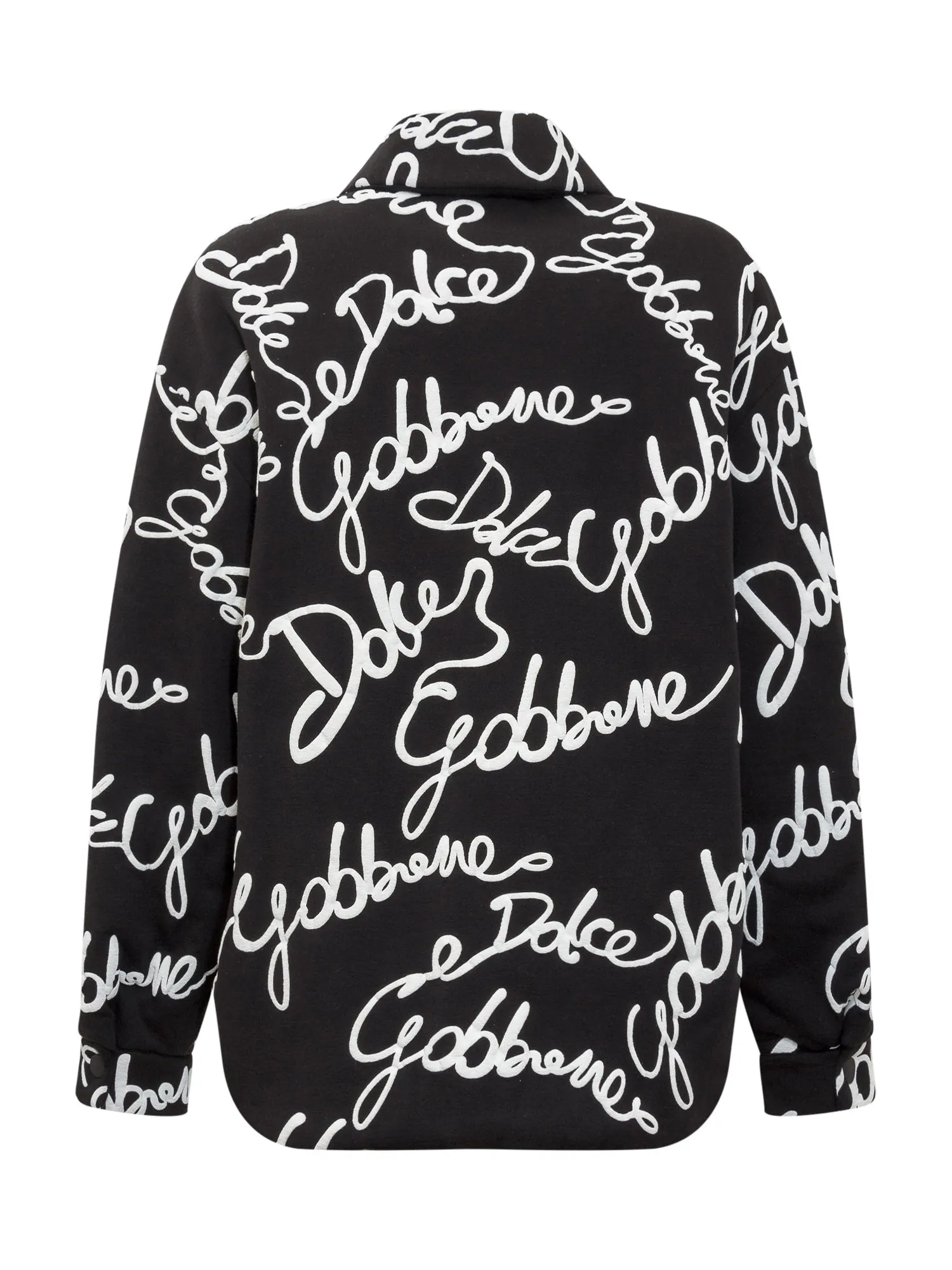 Dolce & Gabbana Graphic-Printed Straight Hem Jacket