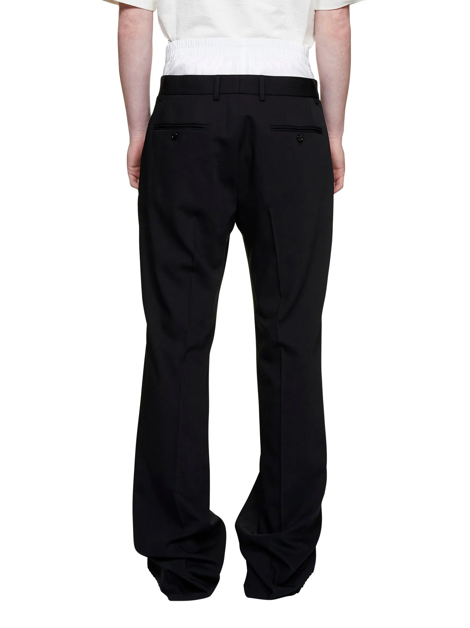 Dolce & Gabbana Layered Waist Tailored Trousers
