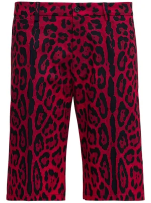 Dolce & Gabbana Leopard Pattern Shorts