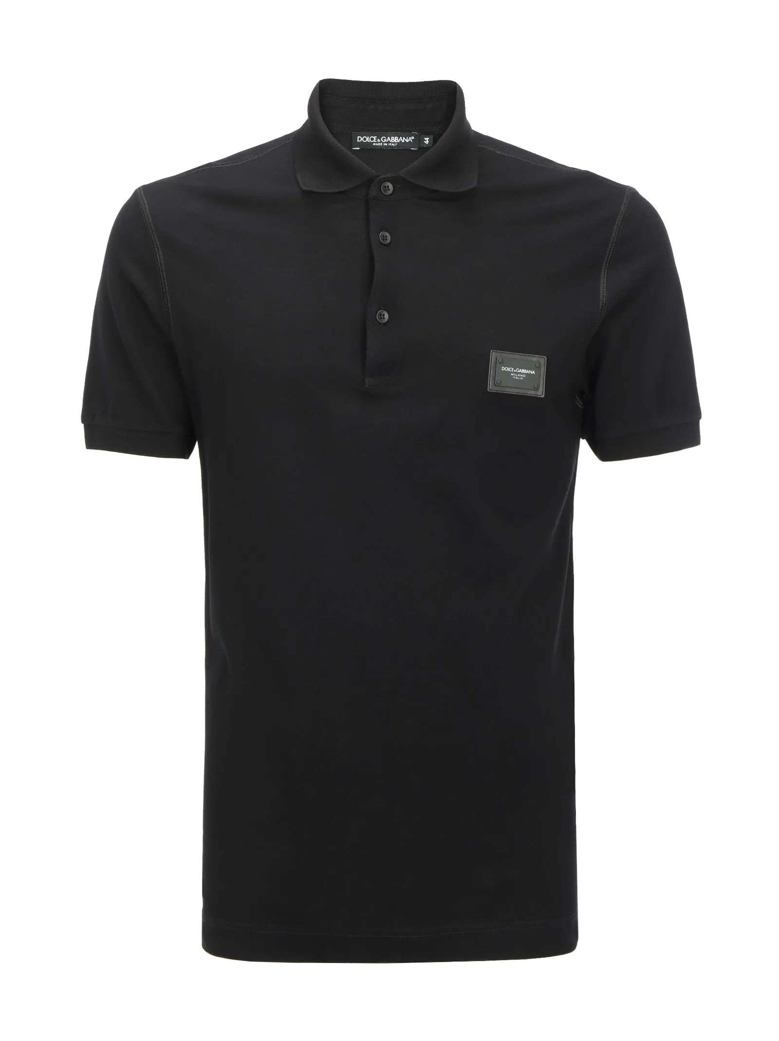 Dolce & Gabbana Logo Patch Polo Shirt