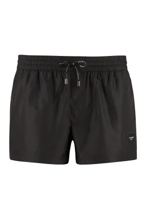 Dolce & Gabbana Logo Patch Swim Shorts