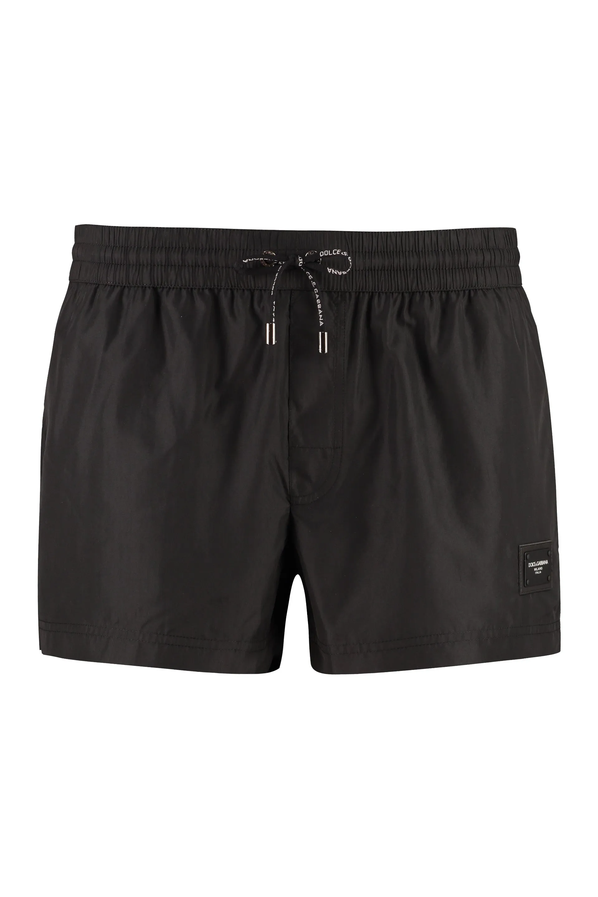 Dolce & Gabbana Logo Patch Swim Shorts