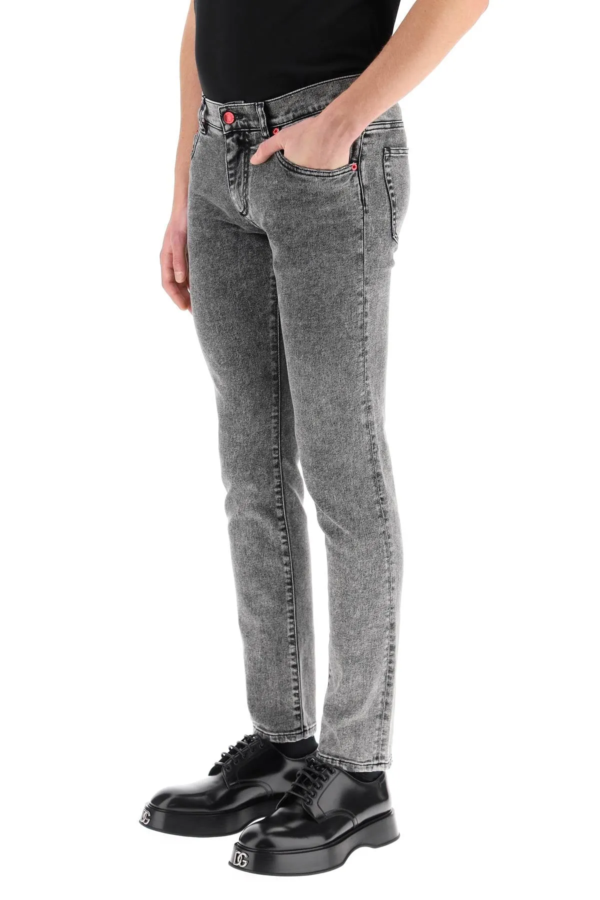 Dolce & Gabbana Low Rise Slim-Fit Jeans