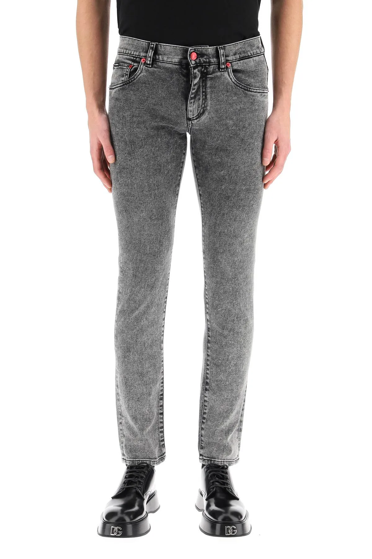 Dolce & Gabbana Low Rise Slim-Fit Jeans