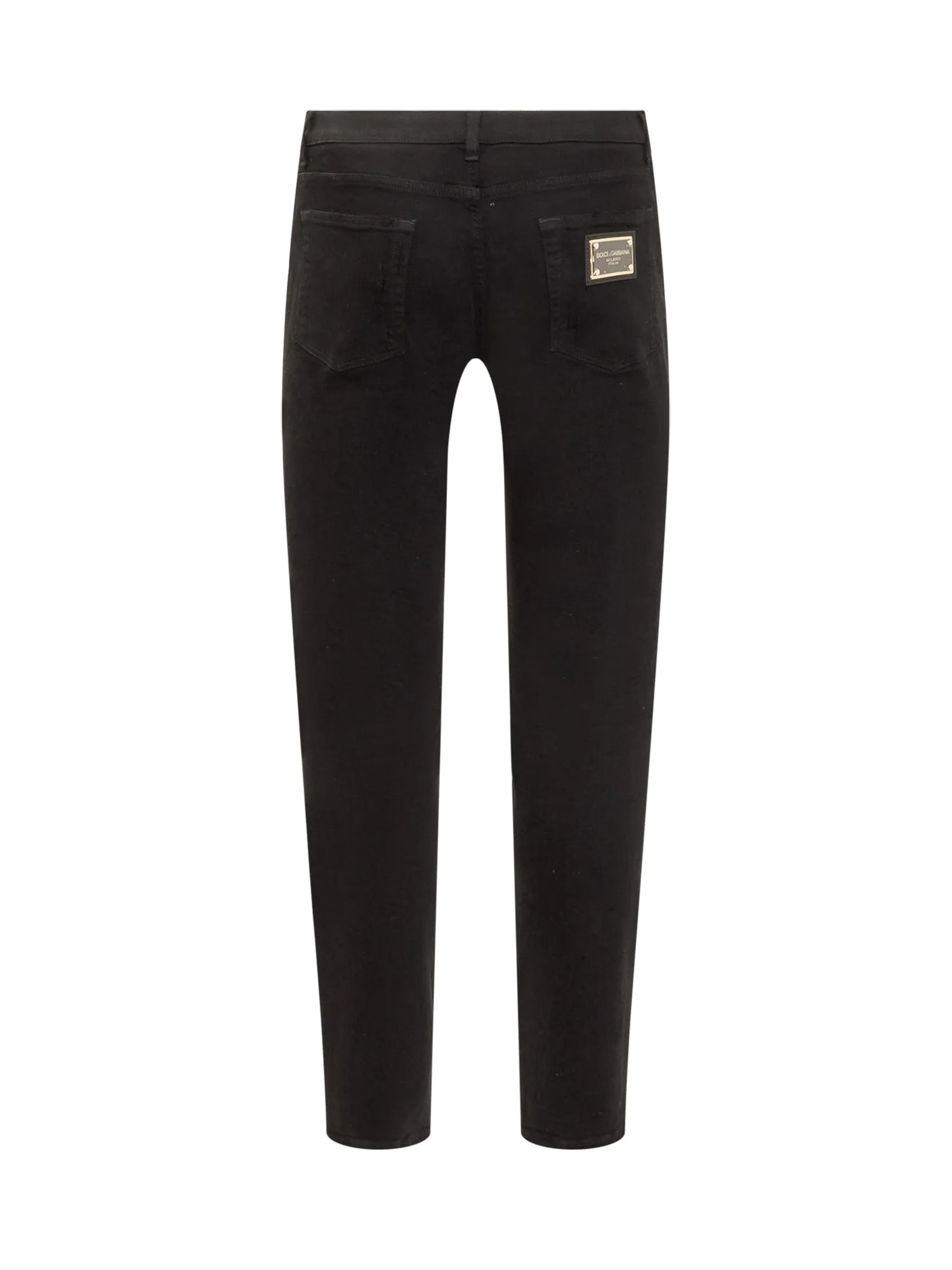 Dolce & Gabbana Mid-Rise Distressed Jeans