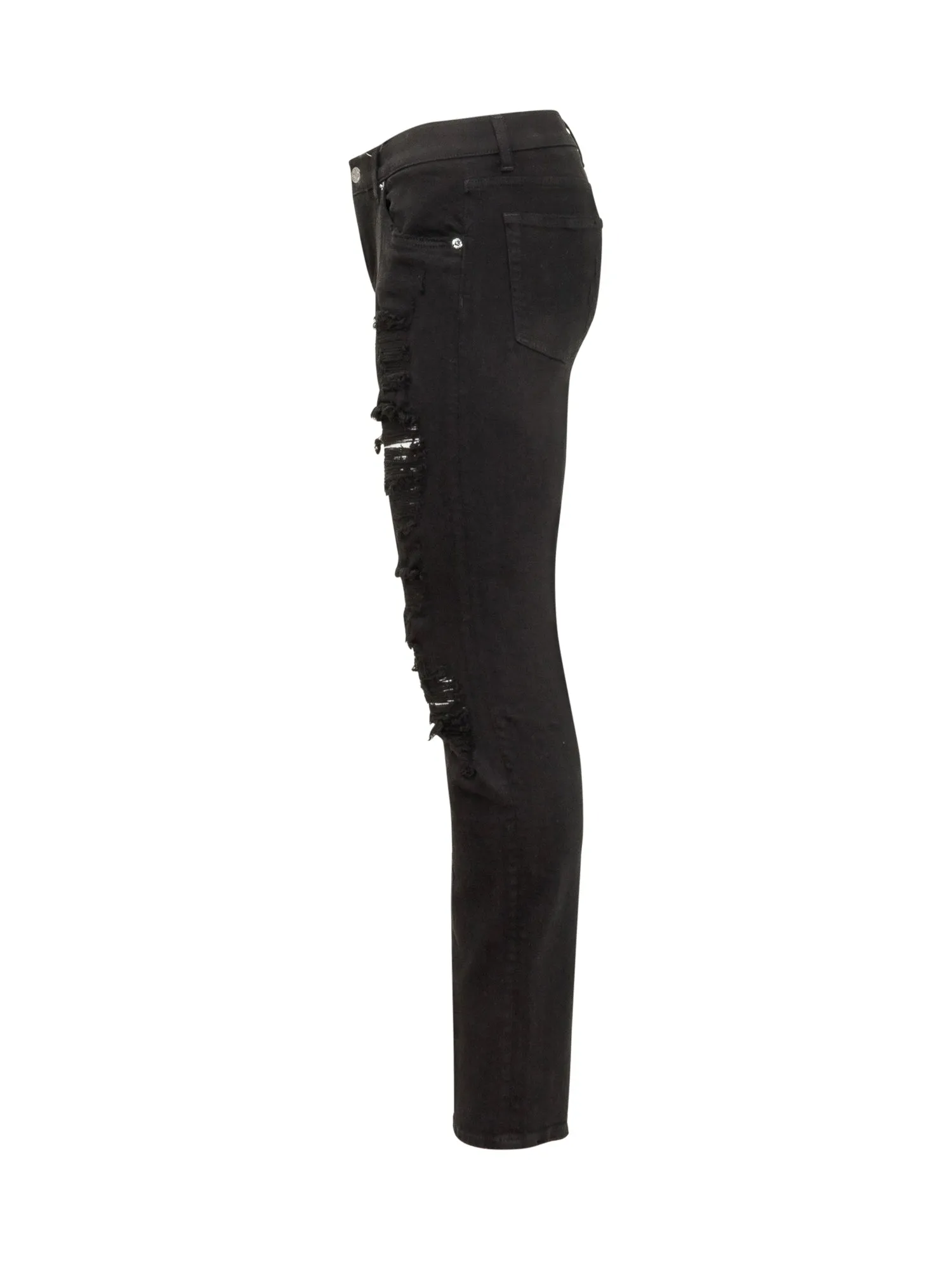Dolce & Gabbana Mid-Rise Distressed Jeans