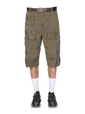 Dolce & Gabbana Patch Pockets Cargo Shorts