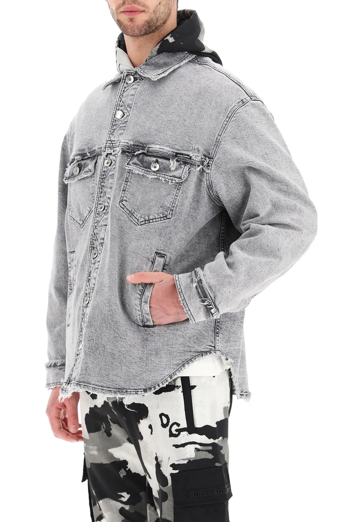 Dolce & Gabbana Pocket Detail Denim Jacket