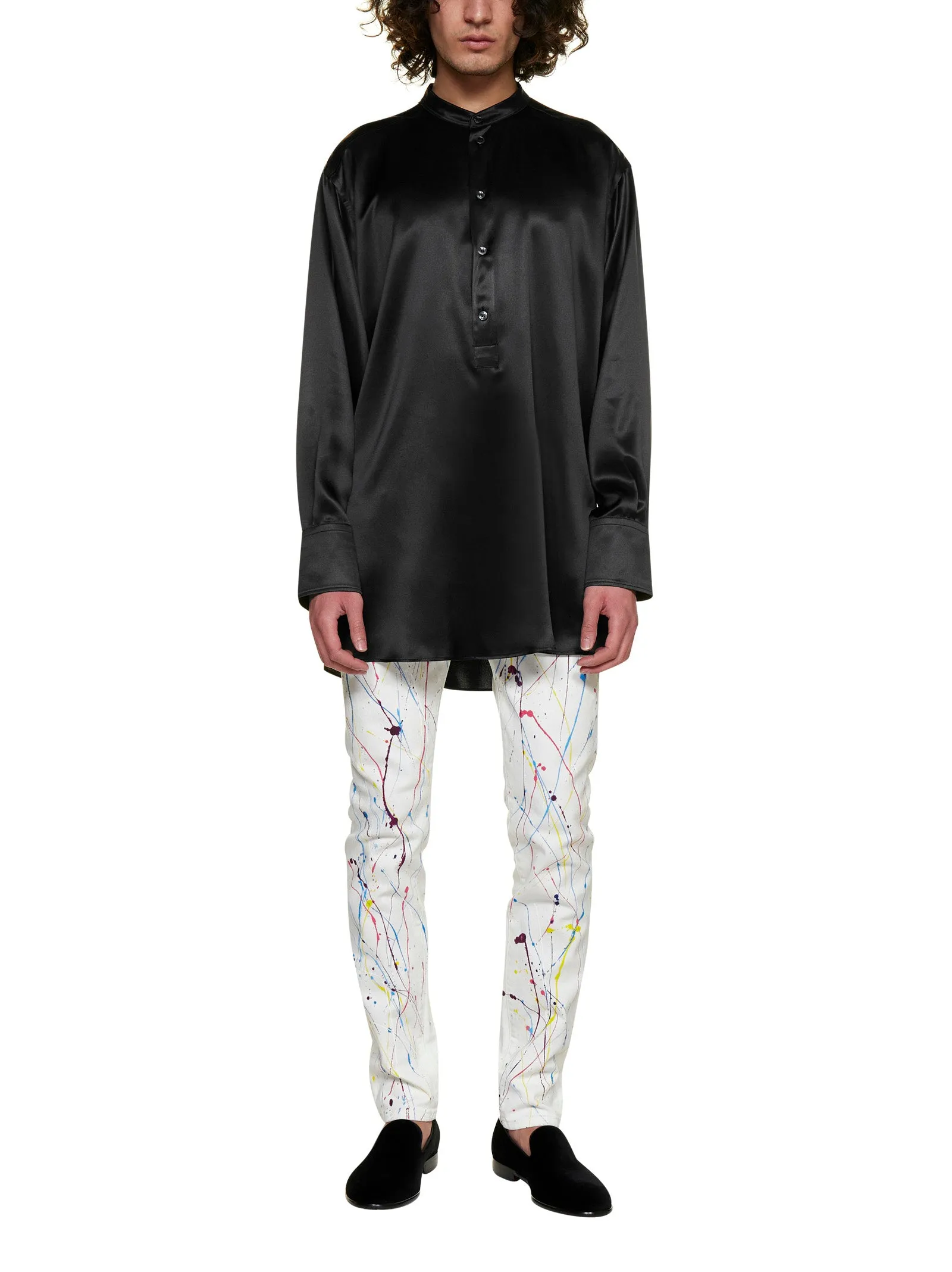 Dolce & Gabbana Splash Printed Skinny Jeans