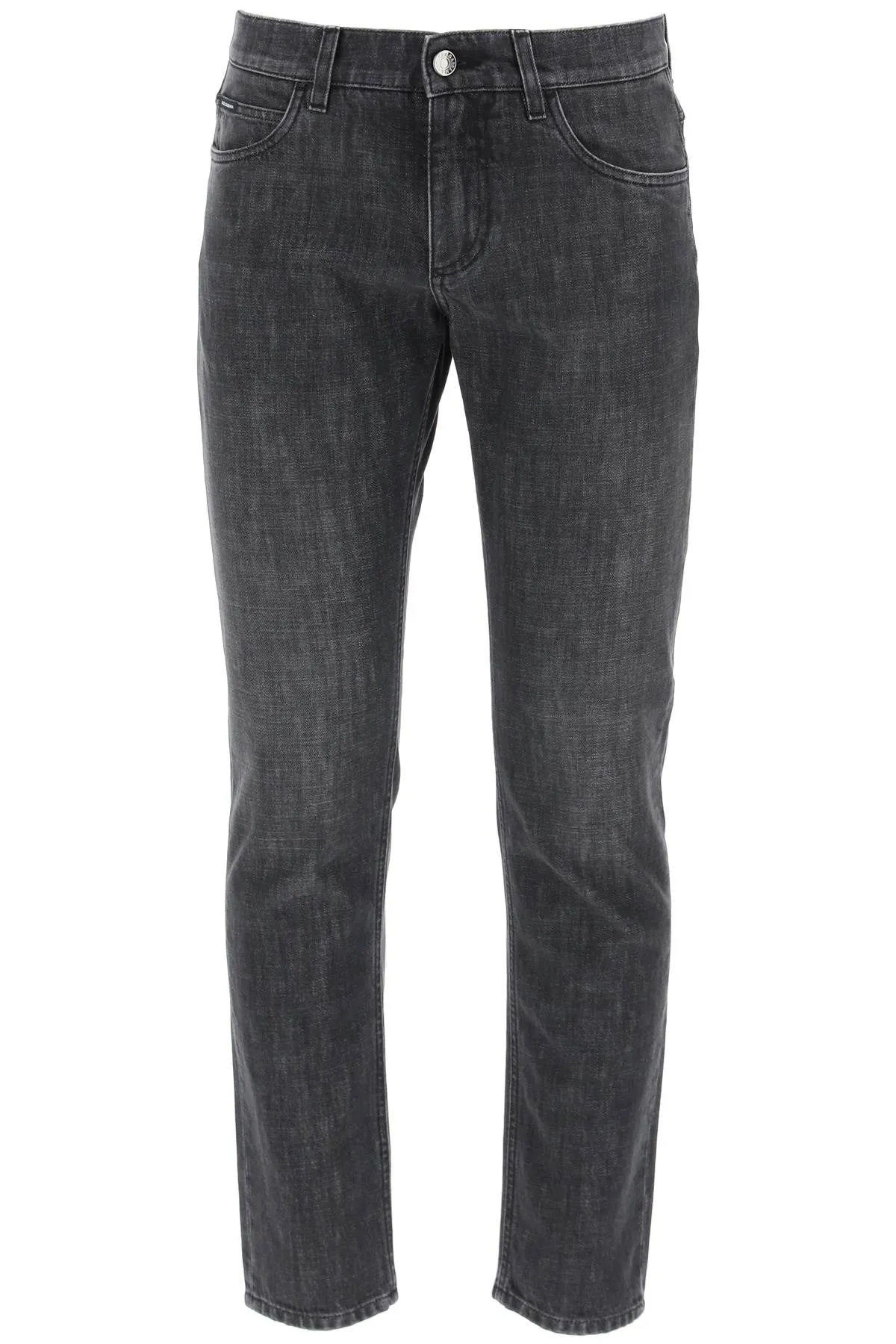 Dolce & Gabbana Straight Leg Faded Effect Jeans