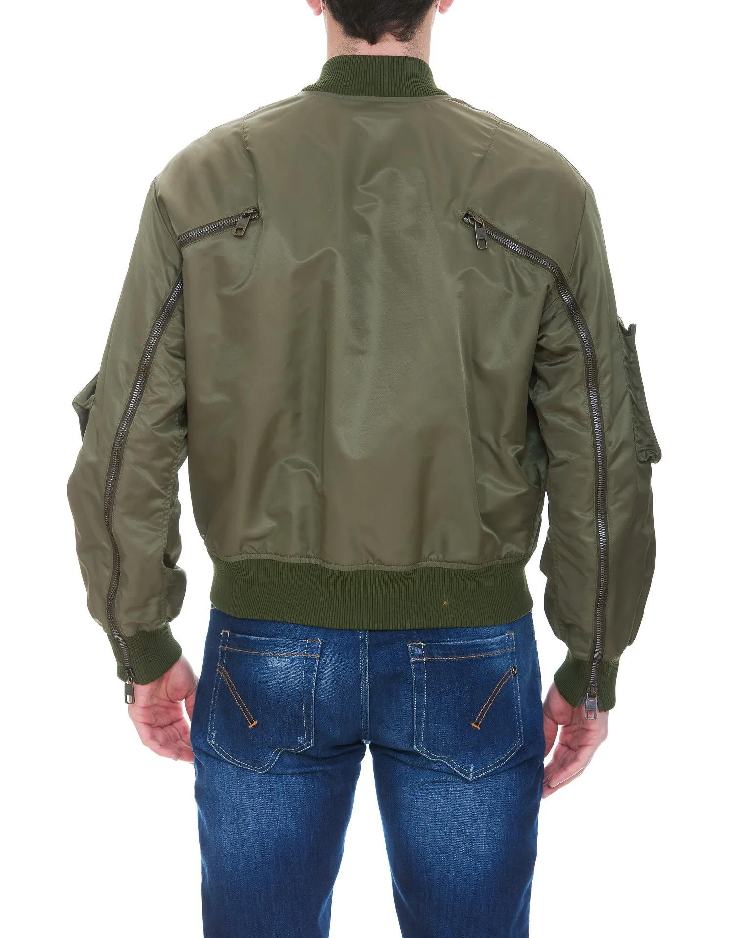 Dolce & Gabbana Utility Zipped Bomber Jacket