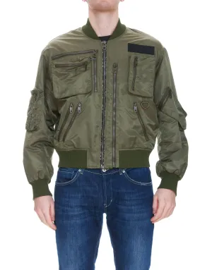 Dolce & Gabbana Utility Zipped Bomber Jacket