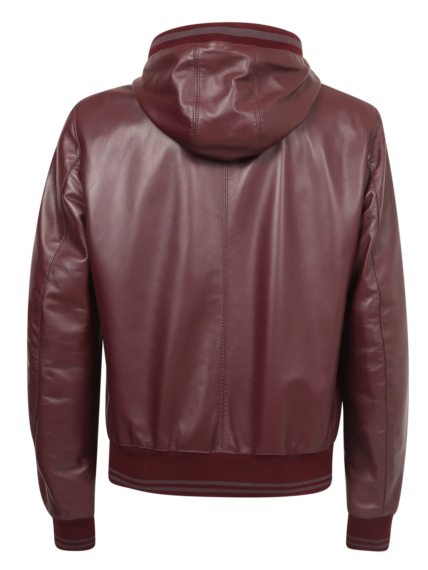 Dolce & Gabbana Zipped Leather Jacket