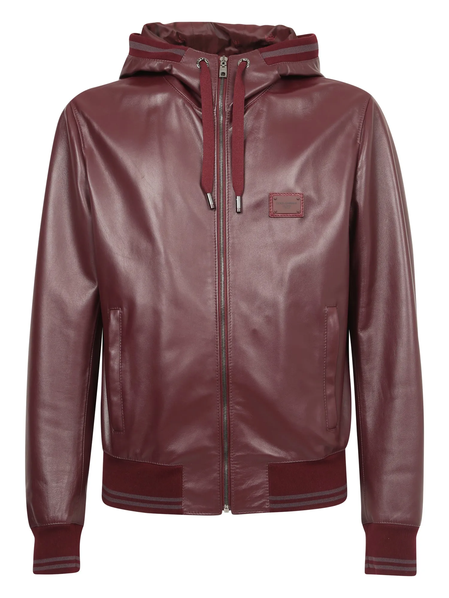 Dolce & Gabbana Zipped Leather Jacket