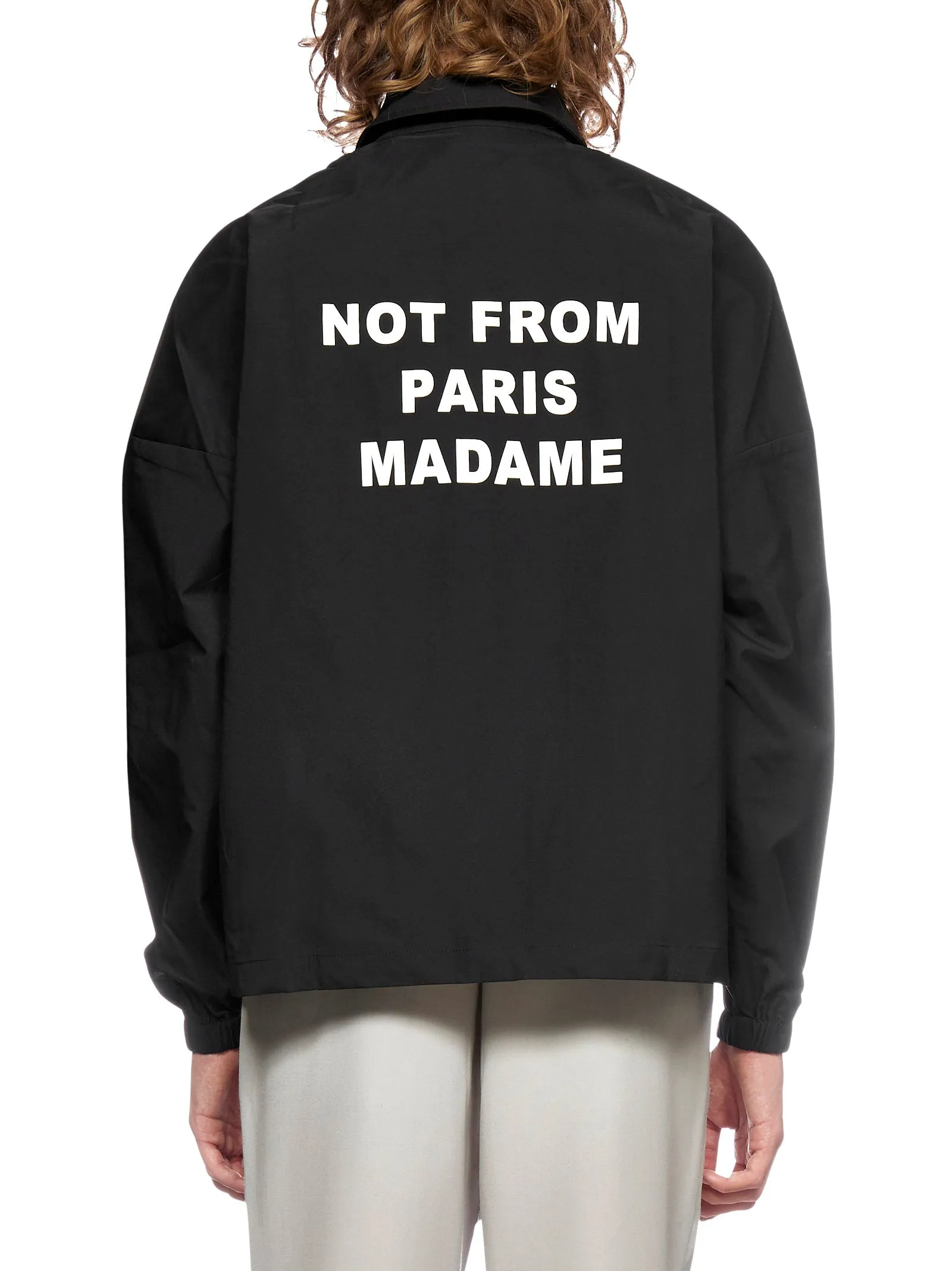 Drle de Monsieur Logo Embroidered Buttoned Jacket