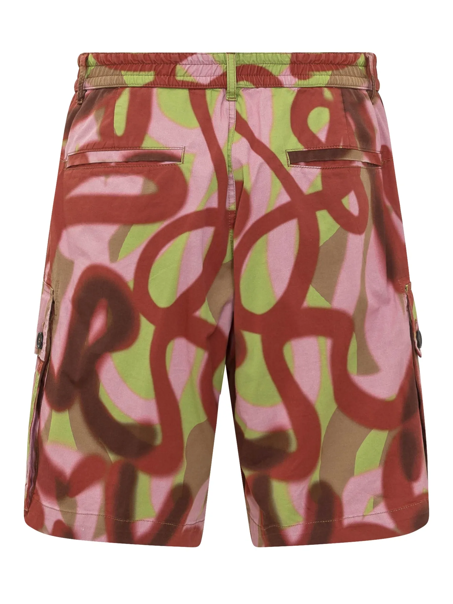 Dsquared2 Abstract Print Cargo Shorts