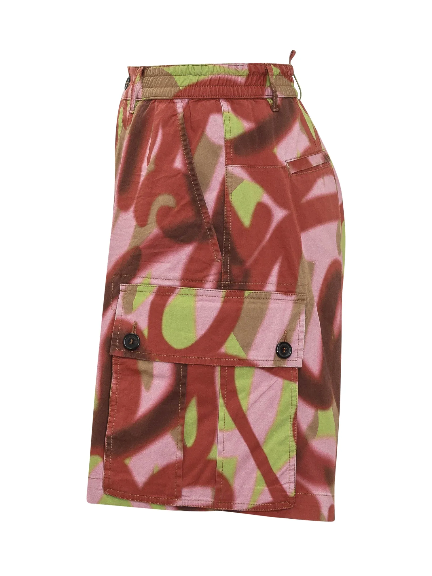 Dsquared2 Abstract Print Cargo Shorts