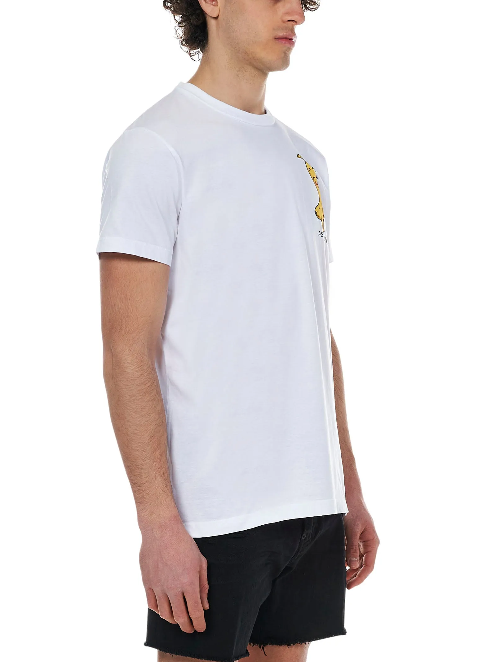 Dsquared2 Banana Print Crewneck T-Shirt