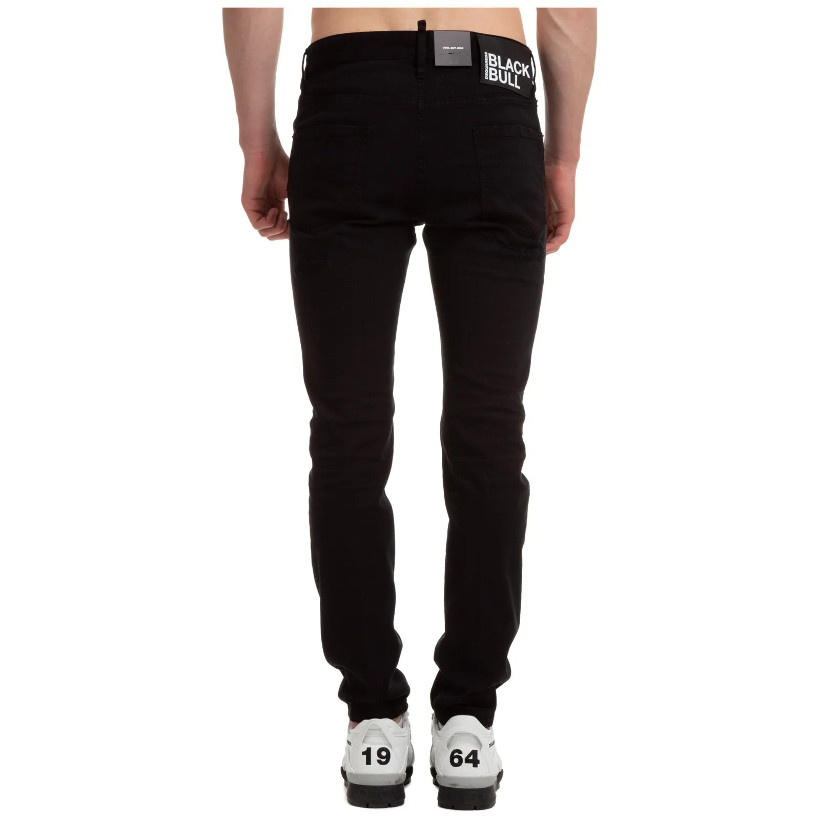 Dsquared2 Black Bull Straight Leg Jeans