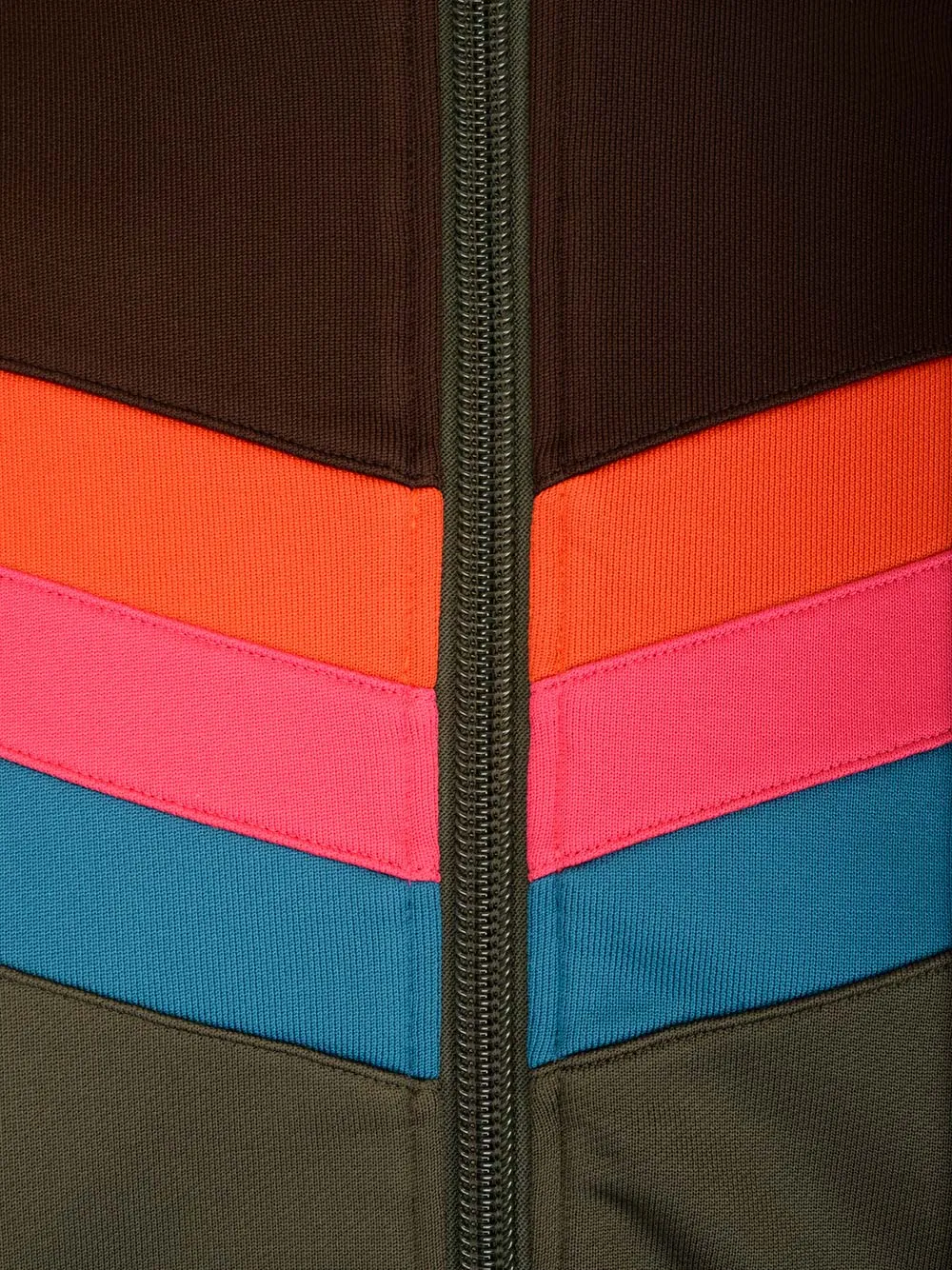 Dsquared2 Colour-Block Panelled Zip-Up Track Jacket
