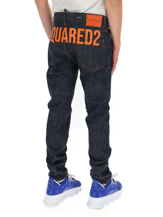 Dsquared2 Cool Guy Rear Logo Print Jeans