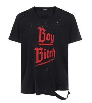 Dsquared2 Distressed Crewneck T-Shirt