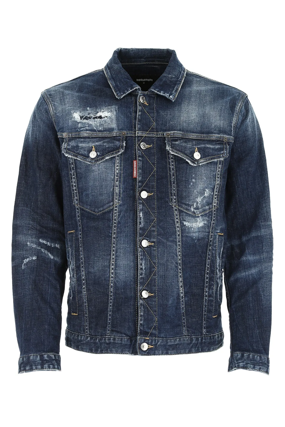 Dsquared2 Distressed Denim Jacket
