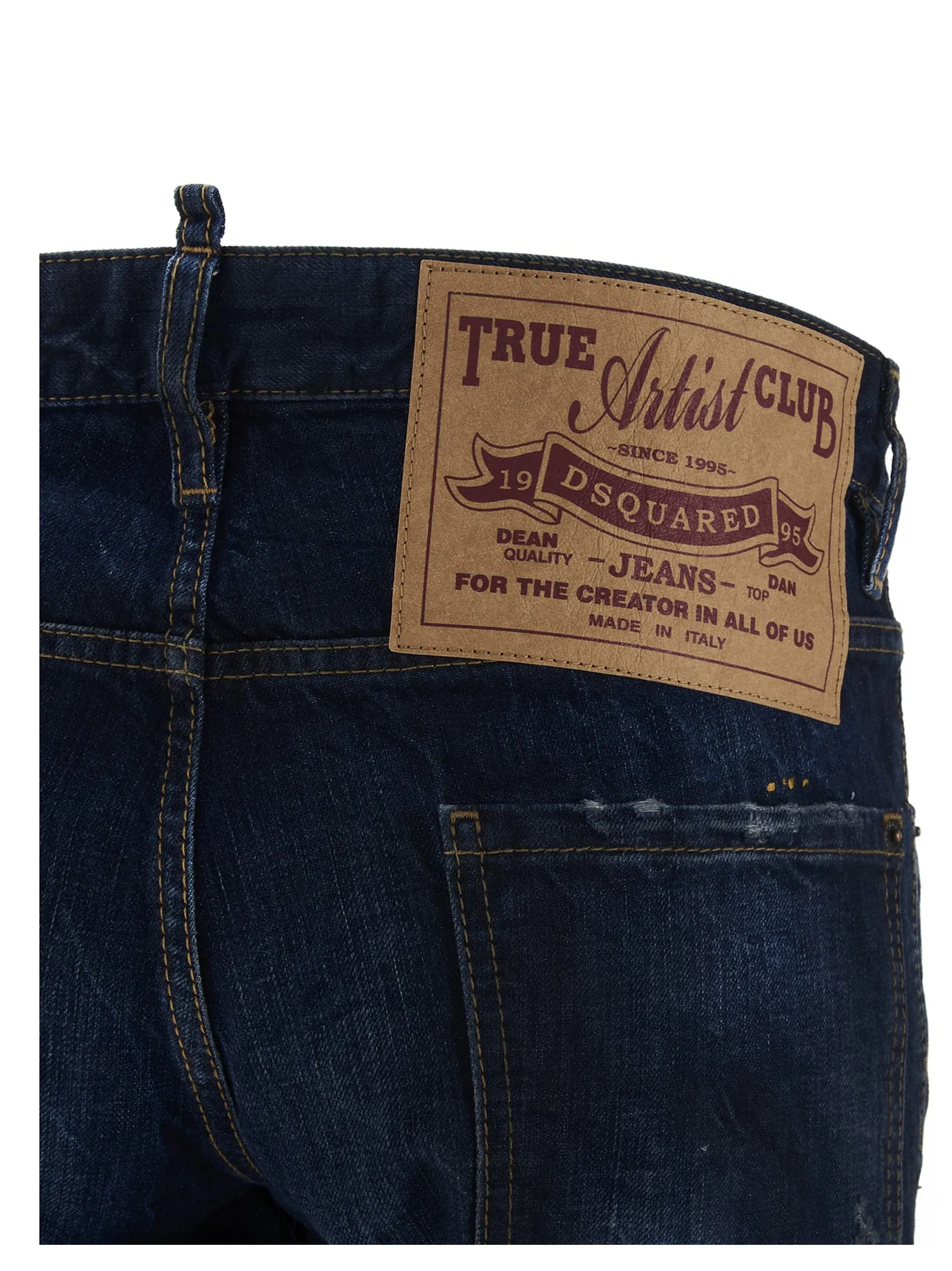 Dsquared2 Distressed Slim-Fit Jeans