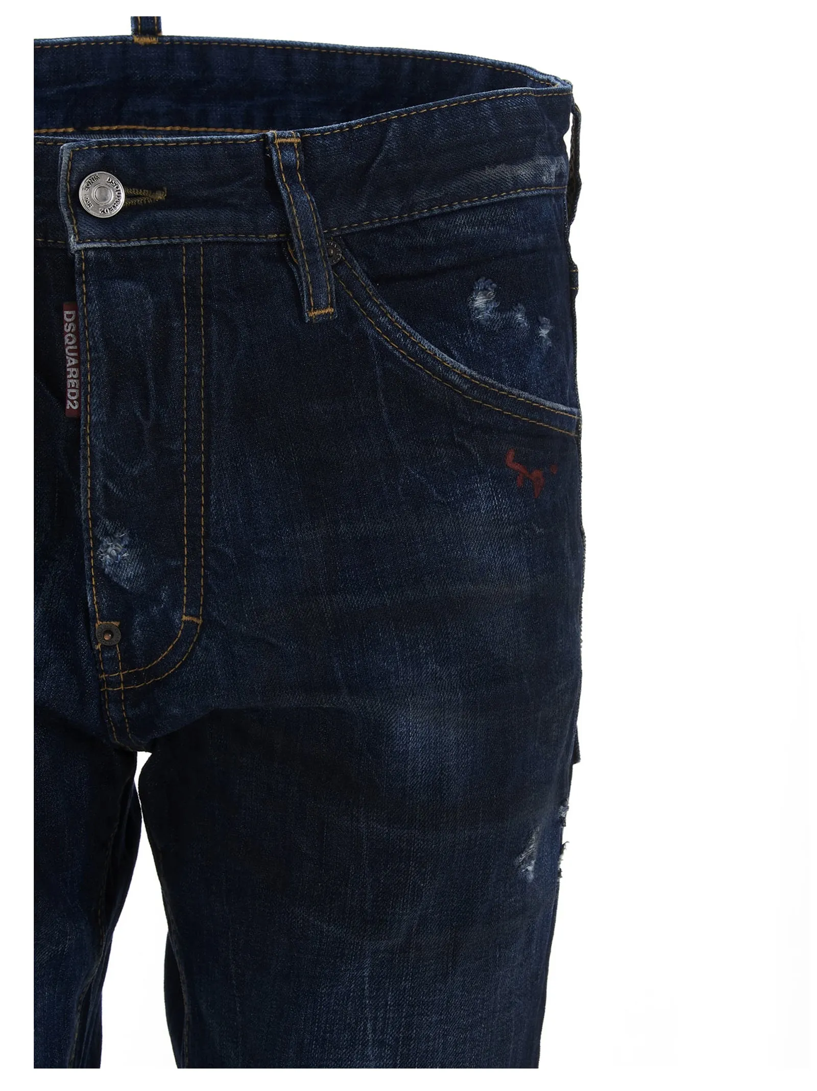 Dsquared2 Distressed Slim-Fit Jeans
