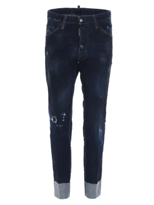 Dsquared2 Distressed Slim-Fit Jeans