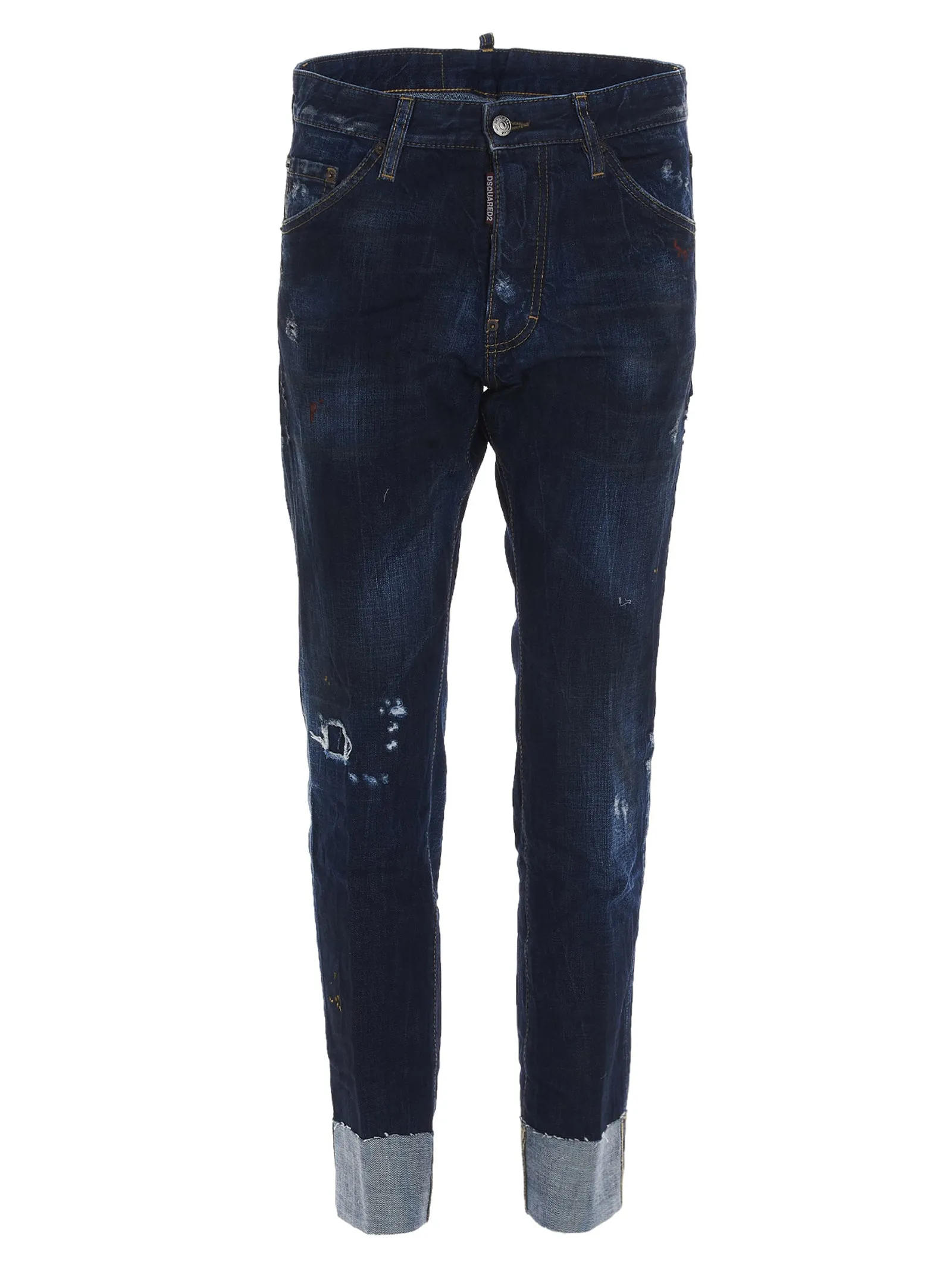 Dsquared2 Distressed Slim-Fit Jeans