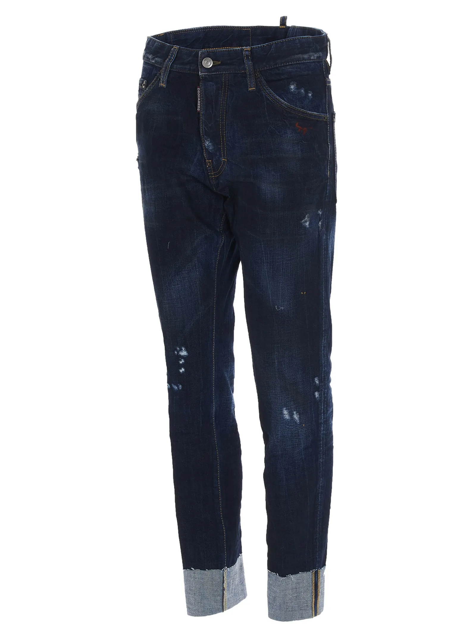 Dsquared2 Distressed Slim-Fit Jeans