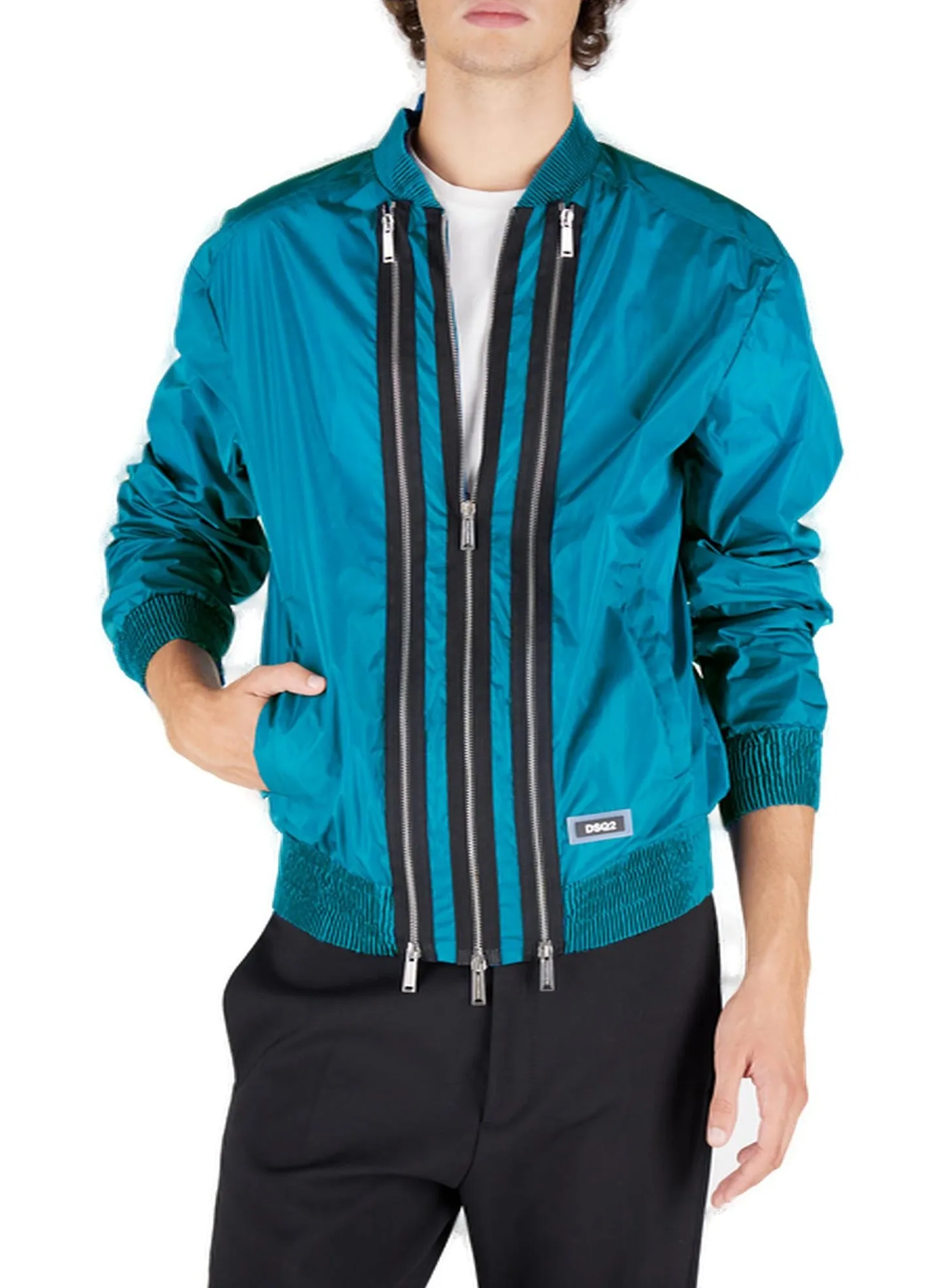 Dsquared2 Double Zip Bomber Jacket
