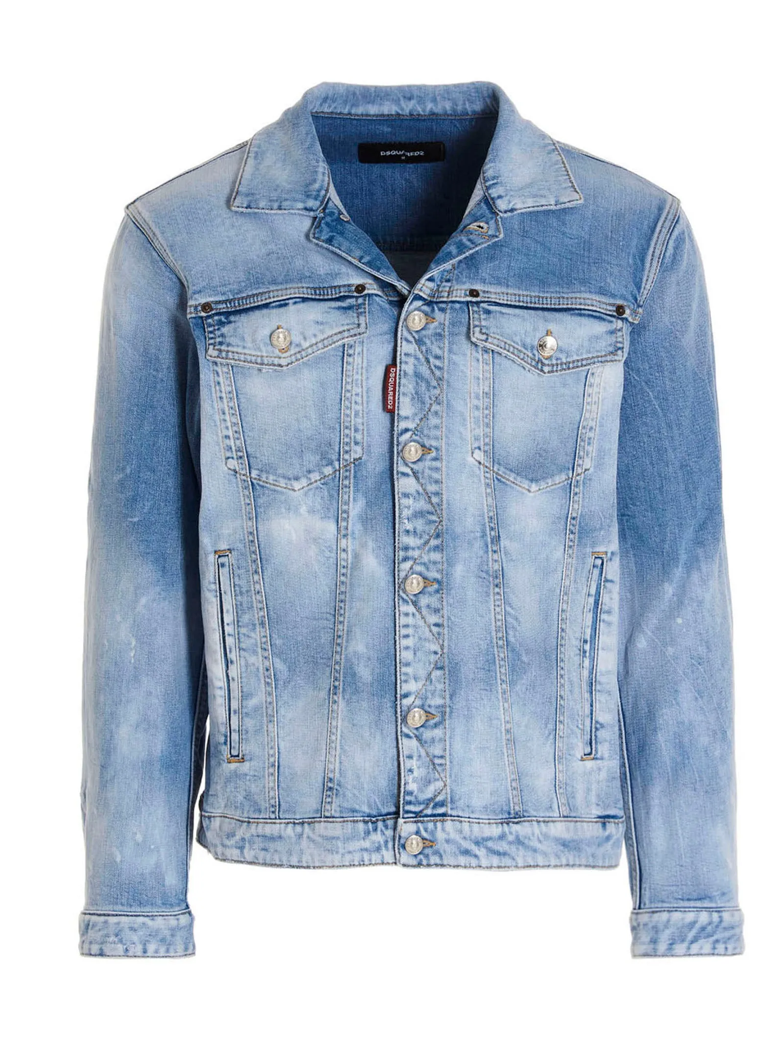 Dsquared2 Faded-Effect Denim Jacket