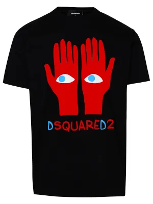 Dsquared2 Graphic Printed Crewneck T-Shirt