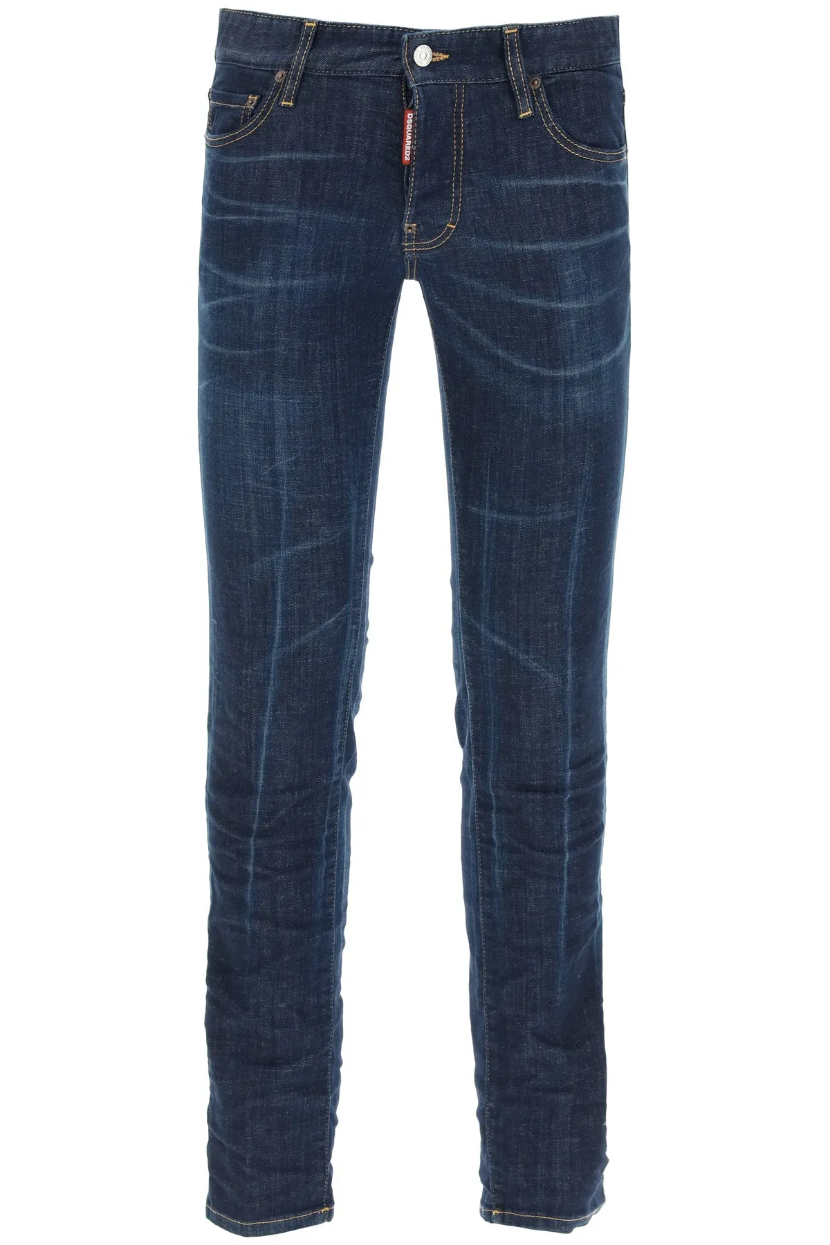 Dsquared2 Logo Mid-Rise Jeans