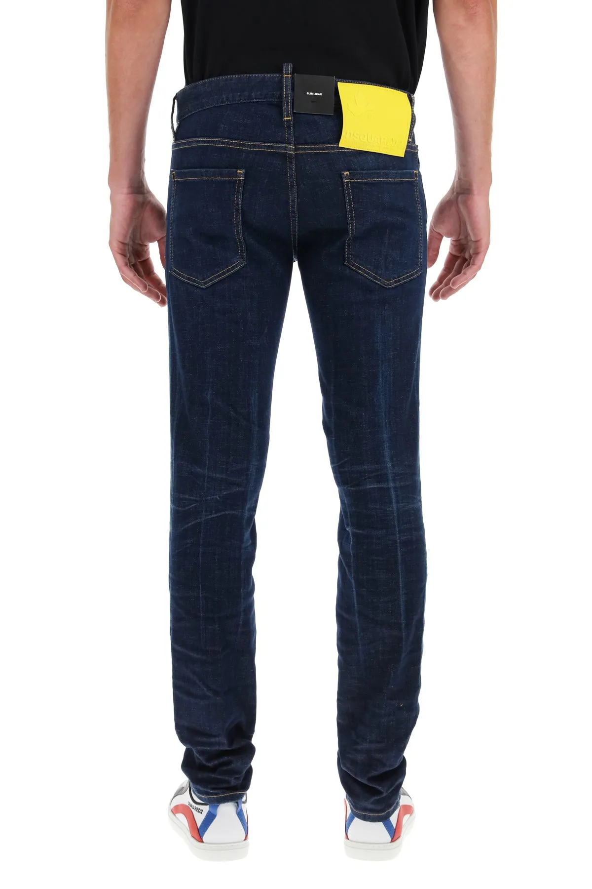 Dsquared2 Logo Mid-Rise Jeans
