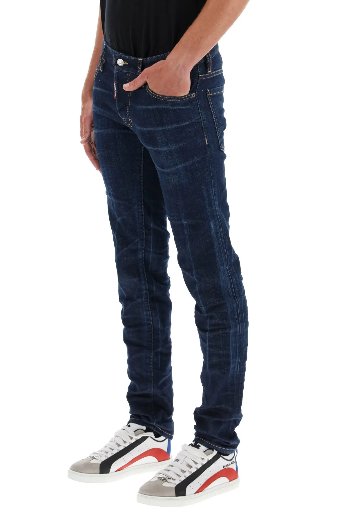 Dsquared2 Logo Mid-Rise Jeans
