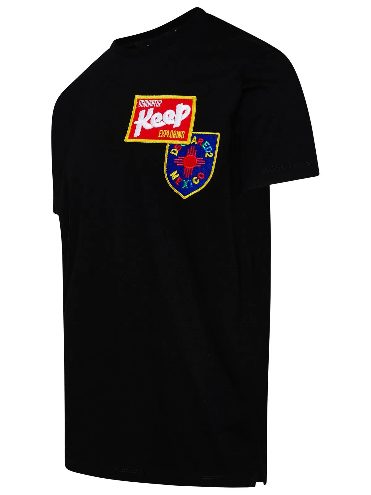 Dsquared2 Logo Patch Crewneck T-Shirt