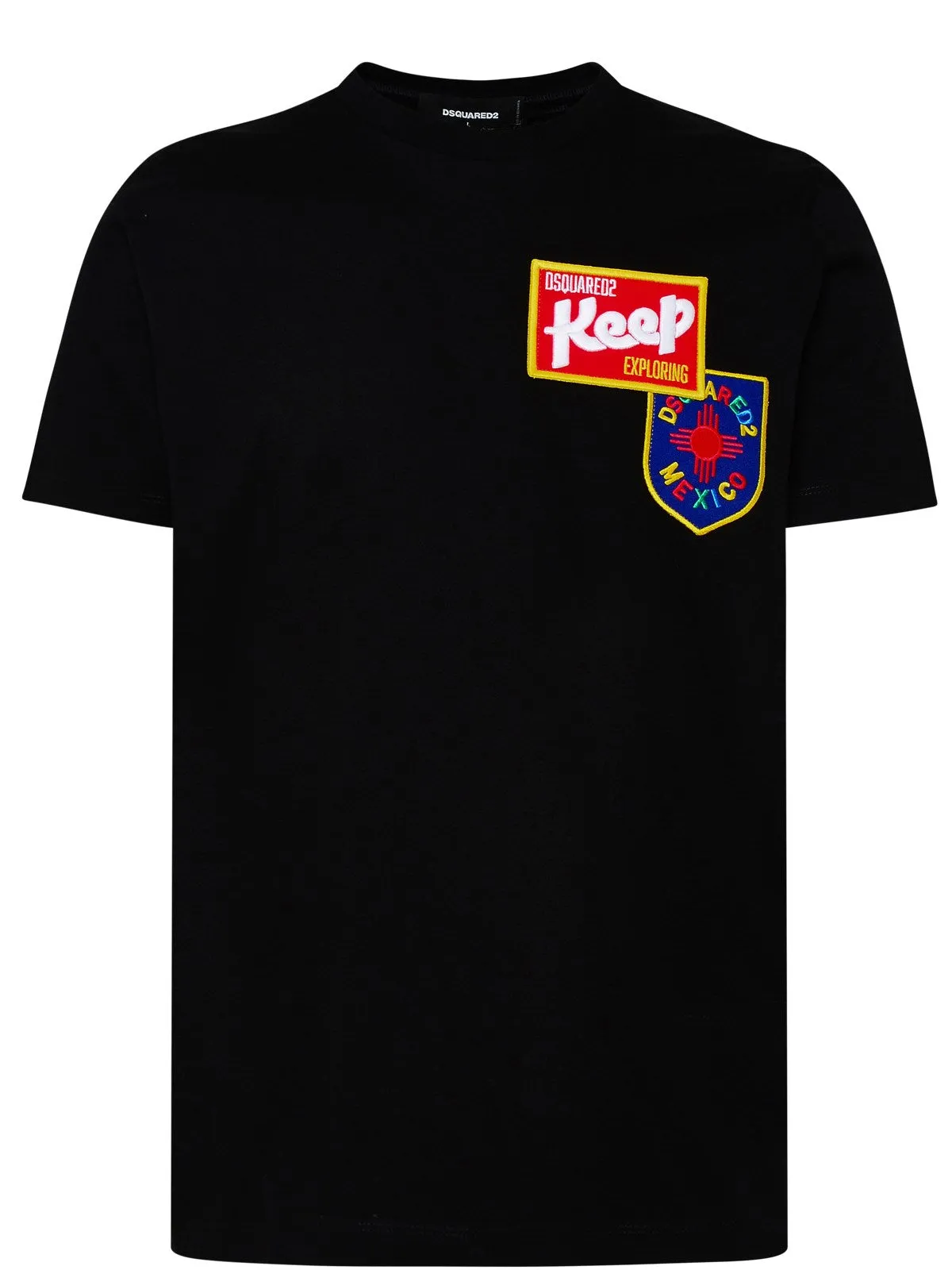 Dsquared2 Logo Patch Crewneck T-Shirt