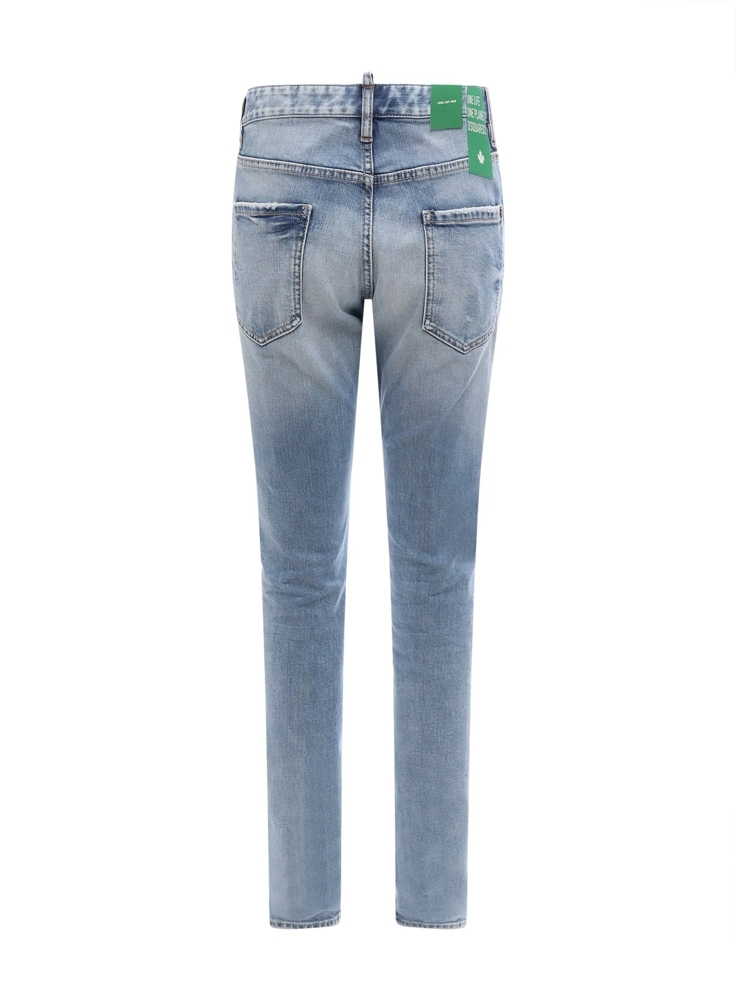 Dsquared2 Logo Patch Slim-Fit Jeans
