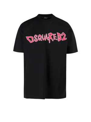 Dsquared2 Logo Print Crewneck T-Shirt
